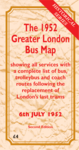 The 1952 Greater London Bus Map Second Edition